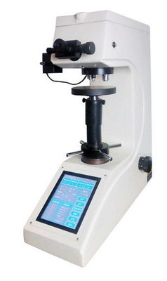 Probador de medición análogo manual de la dureza de Vickers del ocular de la pantalla táctil de la torrecilla