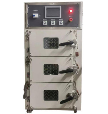 Controlador táctil PLC, controlador automático de cortocircuito de batería con control de temperatura