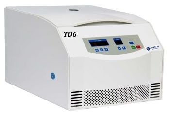 Máquina de centrifugadora de laboratorio de control de microprocesadores baja velocidad 6000 rpm con protección contra desequilibrios