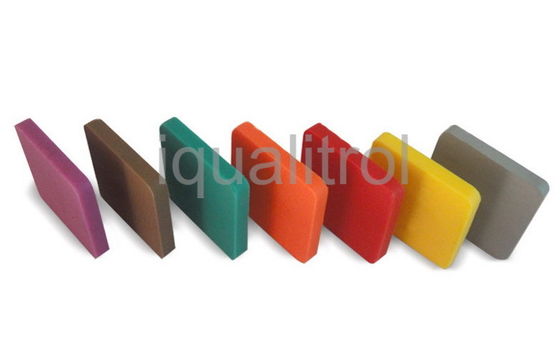 Bloque de prueba para el comprobador de dureza de plásticos Bloque de prueba de durómetro de caucho duro con kit de bloques de prueba de 7 colores