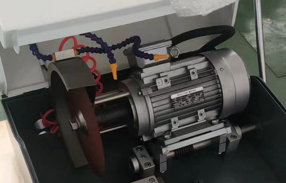 Equipo metalográfico manual de la preparación de la muestra con cortar la sección 80m m