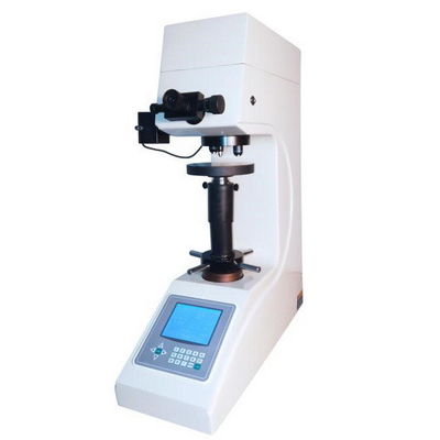 Sensor que carga el probador mecánico de la dureza de Vickers del ocular de la torrecilla manual con el LCD