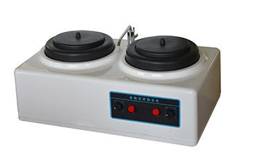 Máquina pulidora de la velocidad del doble de la muestra metalográfica fija del disco