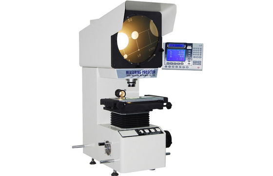 Etapa que levanta la máquina vertical del proyector de perfil con la lectura de Digitaces DP100