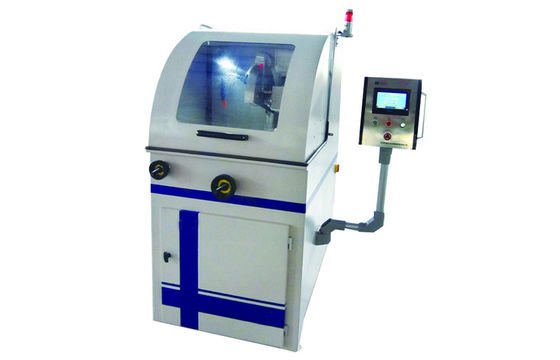 Corte la cortadora metalográfica 5KW del diámetro 110m m con el regulador del tacto