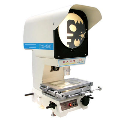 Proyector de perfil vertical JT20A Φ300 mm con iluminación halógena