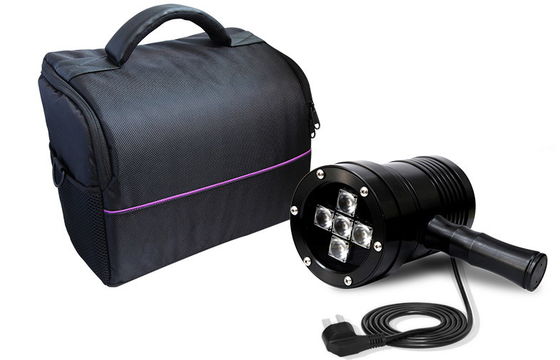 La lámpara pura de la luz NICHIA de la lámpara ULTRAVIOLETA UV-A del poder más elevado 365nm gotea la lente de Finlandia para la detección de escape fluorescente