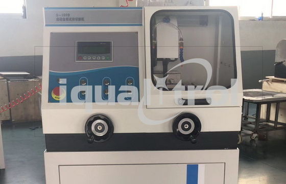 Máquina automática de corte metalográfico de refrigeración por agua