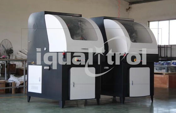 Abrazadera rápida metalográfica grande manual de la cortadora con Max Section 100m m