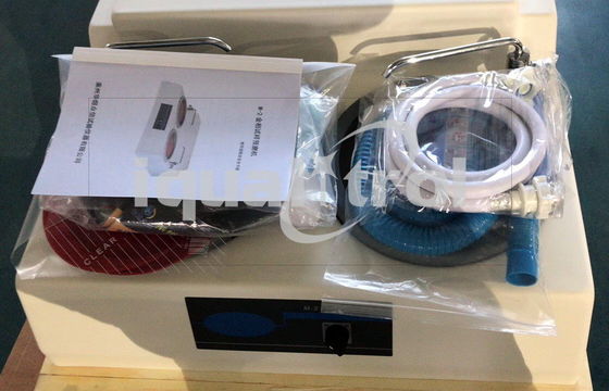 Velocidad metalográfica doble de escritorio 1400rpm de la máquina pulidora de la preparación de la muestra del disco 203m m