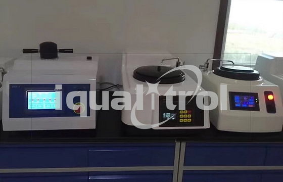 Máquina pulidora de pulido fijada disco doble de la velocidad 300/600rpm con dos motores del control
