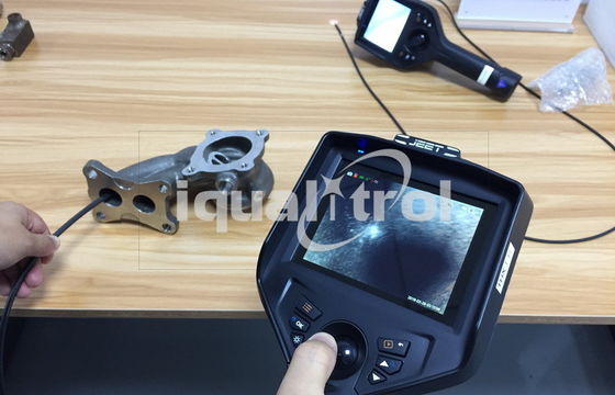 Endoscopio de Dual Camera, longitud industrial del tubo de Videoscope los 5m