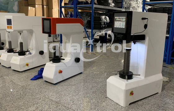 Máquina de prueba de dureza de Brinell de visión con pantalla de hendidura de impresora térmica