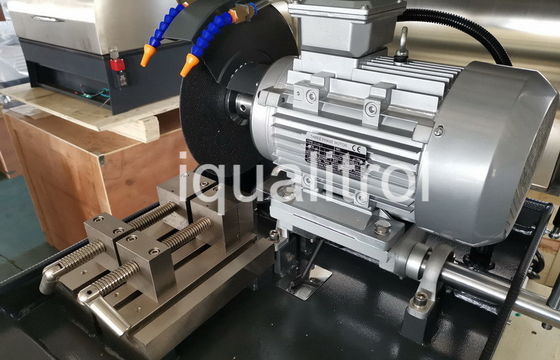 Cortador abrasivo de la preparación metalográfica manual de la muestra con el dispositivo de seguridad