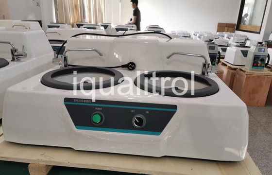 Máquina de pulido del disco doble de poco ruido y pulidora metalográfica con velocidad fija