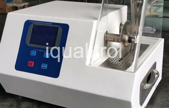 Máquina de corte de precisión de baja velocidad de 220V 50Hz para piezas no metálicas / electrónicas DTQ-5