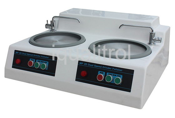 Máquina pulidora de pulido fijada disco doble de la velocidad 300/600rpm con dos motores del control