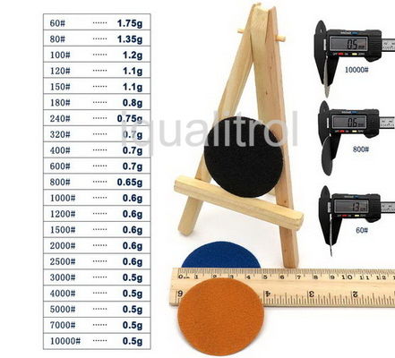 Diámetro impermeable 200 - 350m m del papel de lija del carburo de silicio para la amoladora Polisher de Metallographical