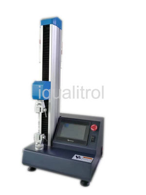 Máquina de prueba extensible de la sola columna de la exhibición de Max Capacity 100Kgf LCD con el movimiento 600m m