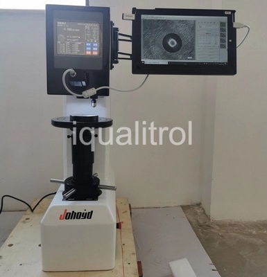 Equipo de prueba Brinell automatizado de dureza 130kg construido en software
