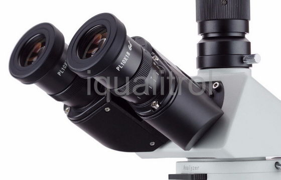 Microscopio metalúrgico reflejado polarizador 80X 40X de Digitaces con la lámpara del halógeno